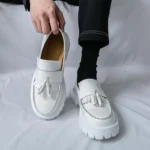 mocassins cuir à enfiler pour homme