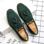 mocassins homme à gland