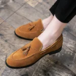 élégants mocassins cuir homme
