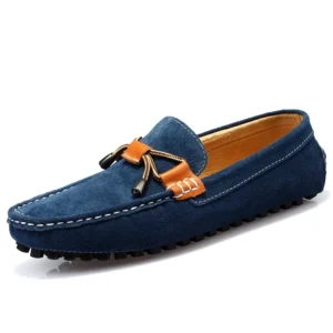 Mocassin homme à gland en daim