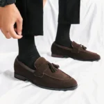 Mocassin en daim confort