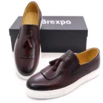 mocassin bout rond