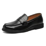 mocassin homme cuir