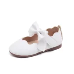 mocassin bébé fille avec nœud