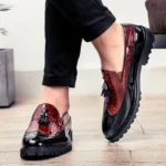 Mocassin cuir véritable