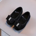 chaussure bébé fille cuir rouge