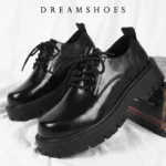 mocassin cuir homme plateforme