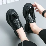 style plateforme mocassins