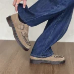 mocassin homme cuir plateforme