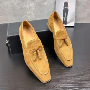 mocassin homme à gland