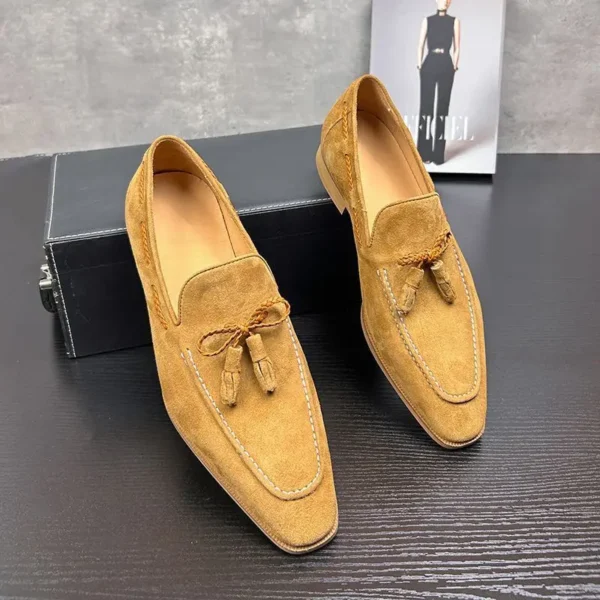 mocassin homme à gland