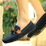 Mocassin homme plates