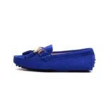 mocassin daim confortable